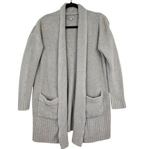Barefoot‎ Dreams CozyChic Lite Gray Open Front Cardigan Sweater